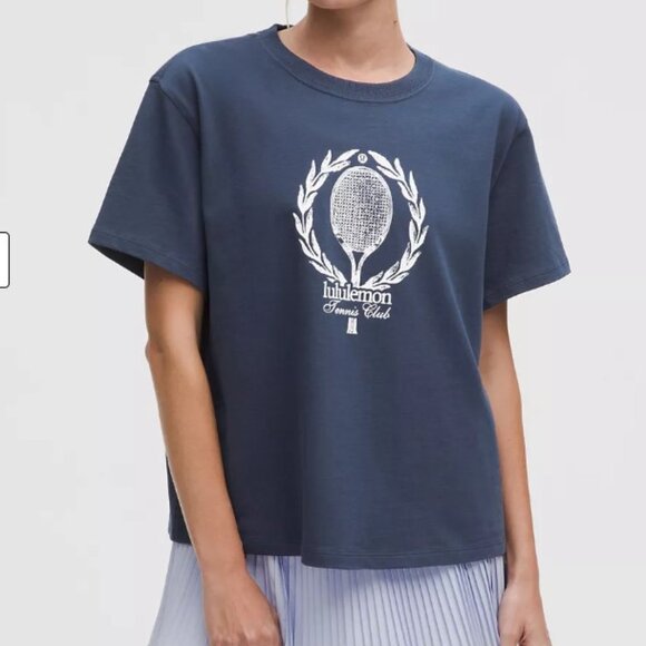 Relaxed-Fit Cotton T-Shirt Tennis Club - Picture 1 of 1
